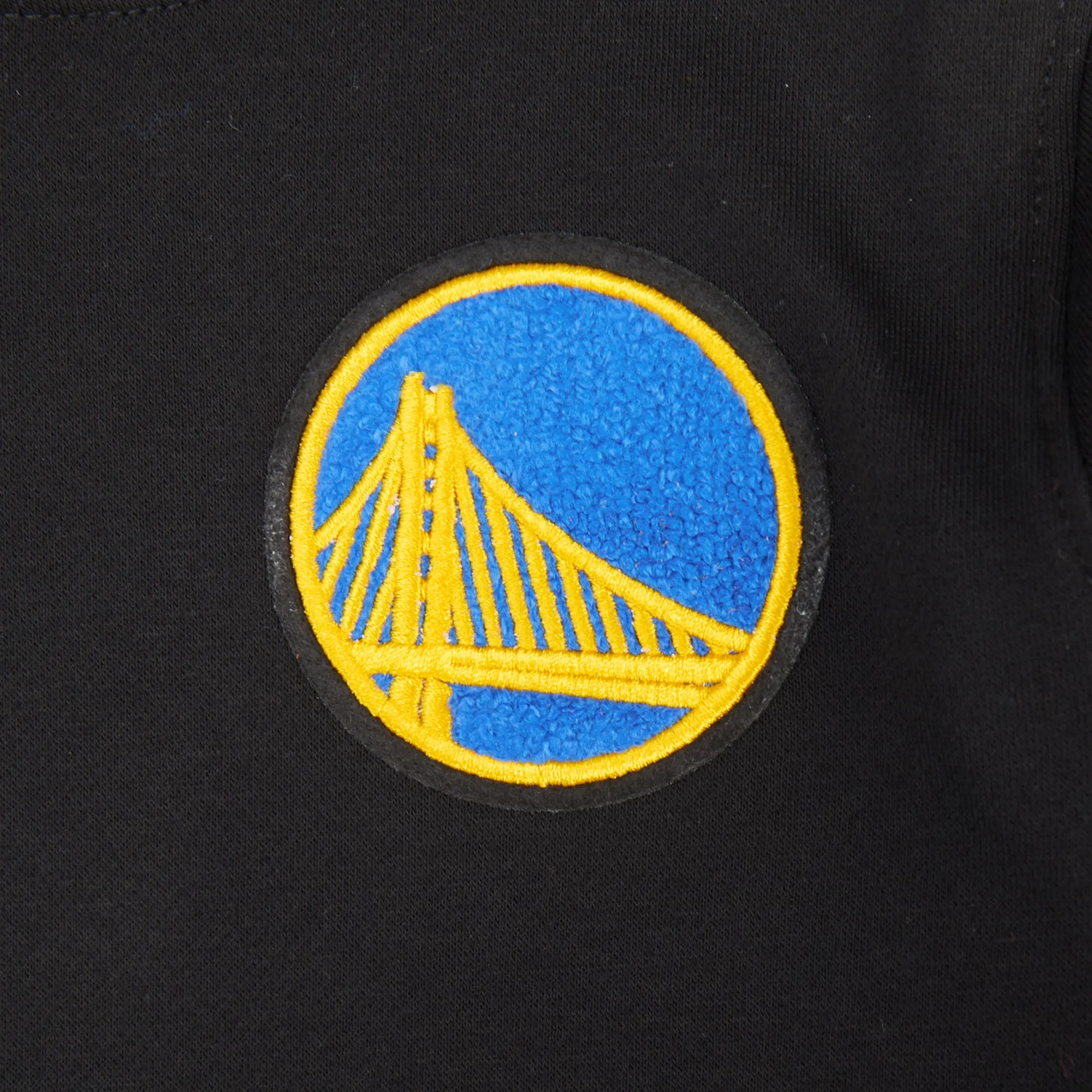 NBA GOLDEN STATE WARRIORS CLASSIC TODDLER BOYSFLC PO HOODIE (BLACK)