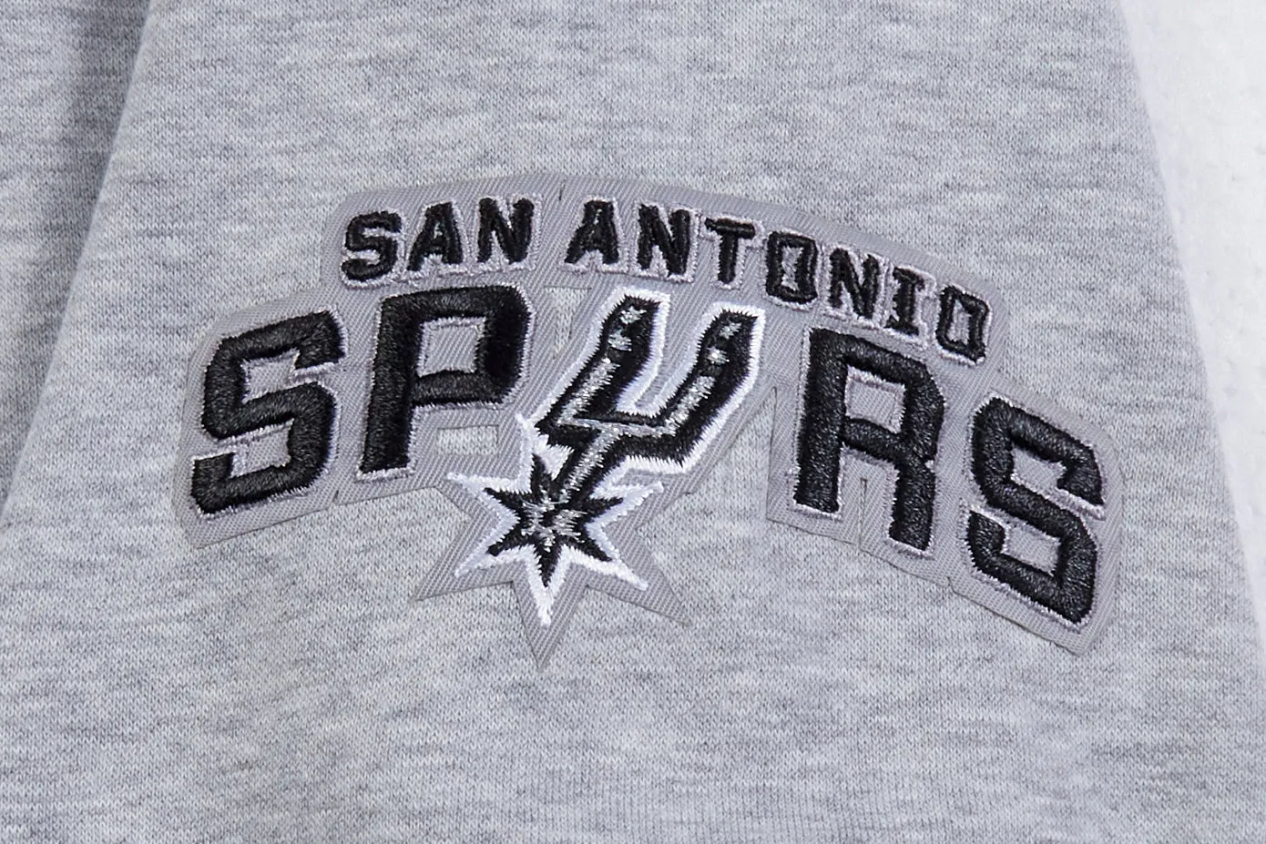 NBA SAN ANTONIO SPURS CLASSIC BIG BOYS FLC PO HOODIE (HEATHER GREY)