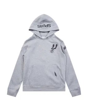 NBA SAN ANTONIO SPURS CLASSIC BIG BOYS FLC PO HOODIE (HEATHER GREY)