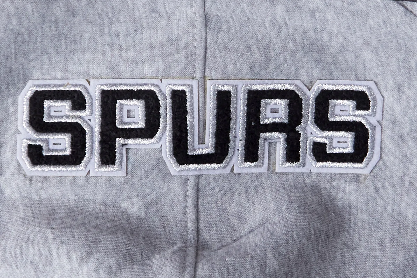 NBA SAN ANTONIO SPURS CLASSIC BIG BOYS FLC PO HOODIE (HEATHER GREY)