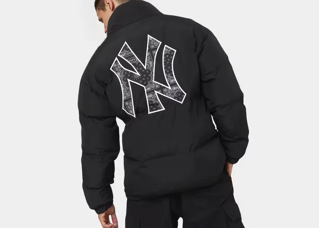 New York Yankees Paisley Puffer Jacket