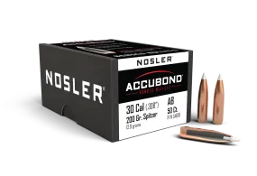 Nosler Accubond 30 cal 200gr Projectiles - 50pk