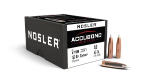 Nosler Accubond 7mm 150gr Projectiles - 50pk