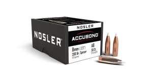 Nosler Accubond 8mm 200gr Projectiles - 50pk