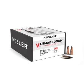 Nosler Varmageddon 22 cal 55gr Tip Projectiles - 500pk
