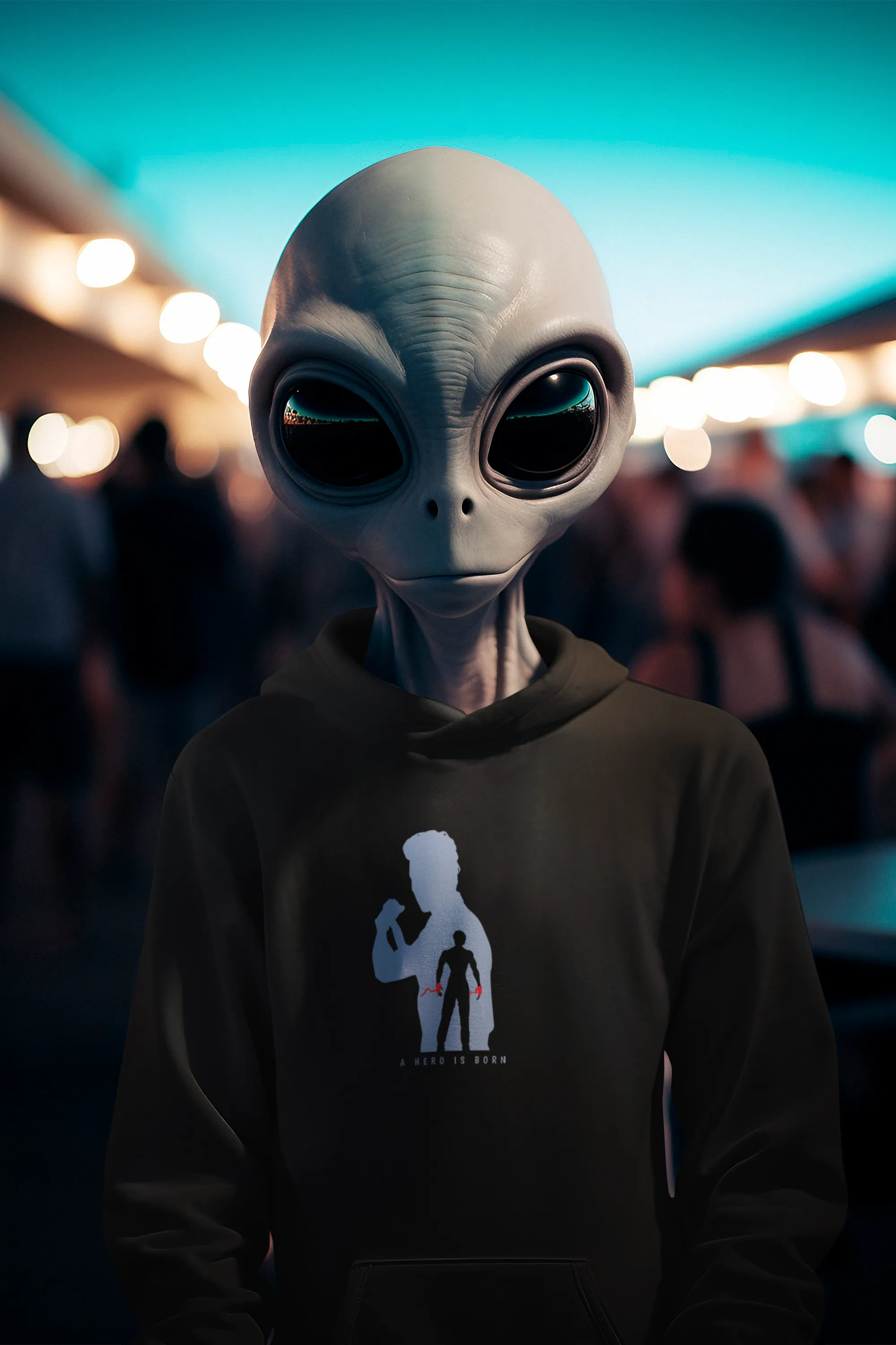Official Ganapath Hero Shadow Hoodie
