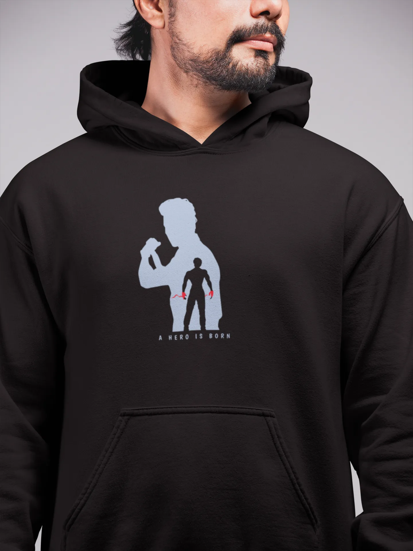 Official Ganapath Hero Shadow Hoodie
