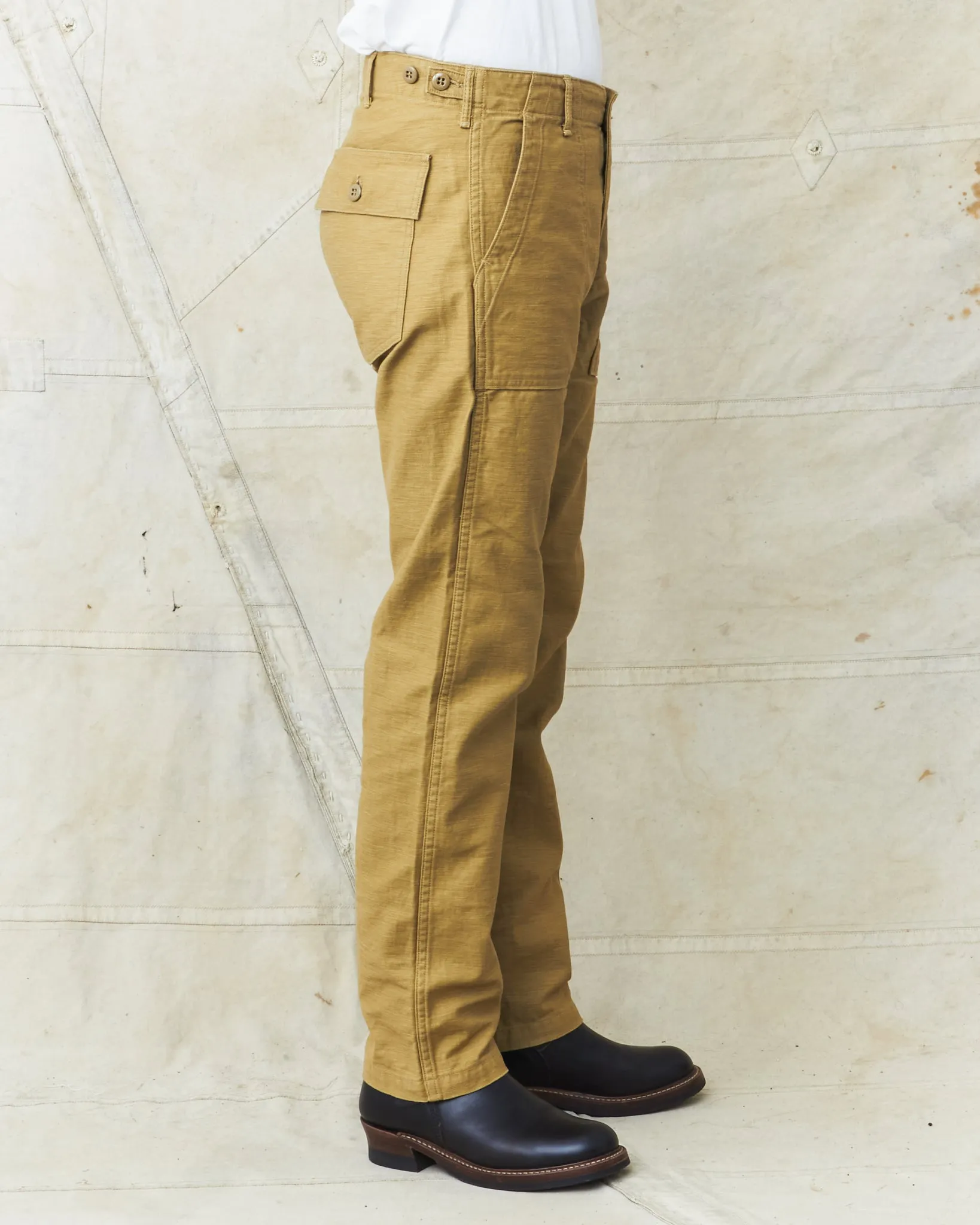OrSlow 5032 Slim Fatigue Pants Khaki