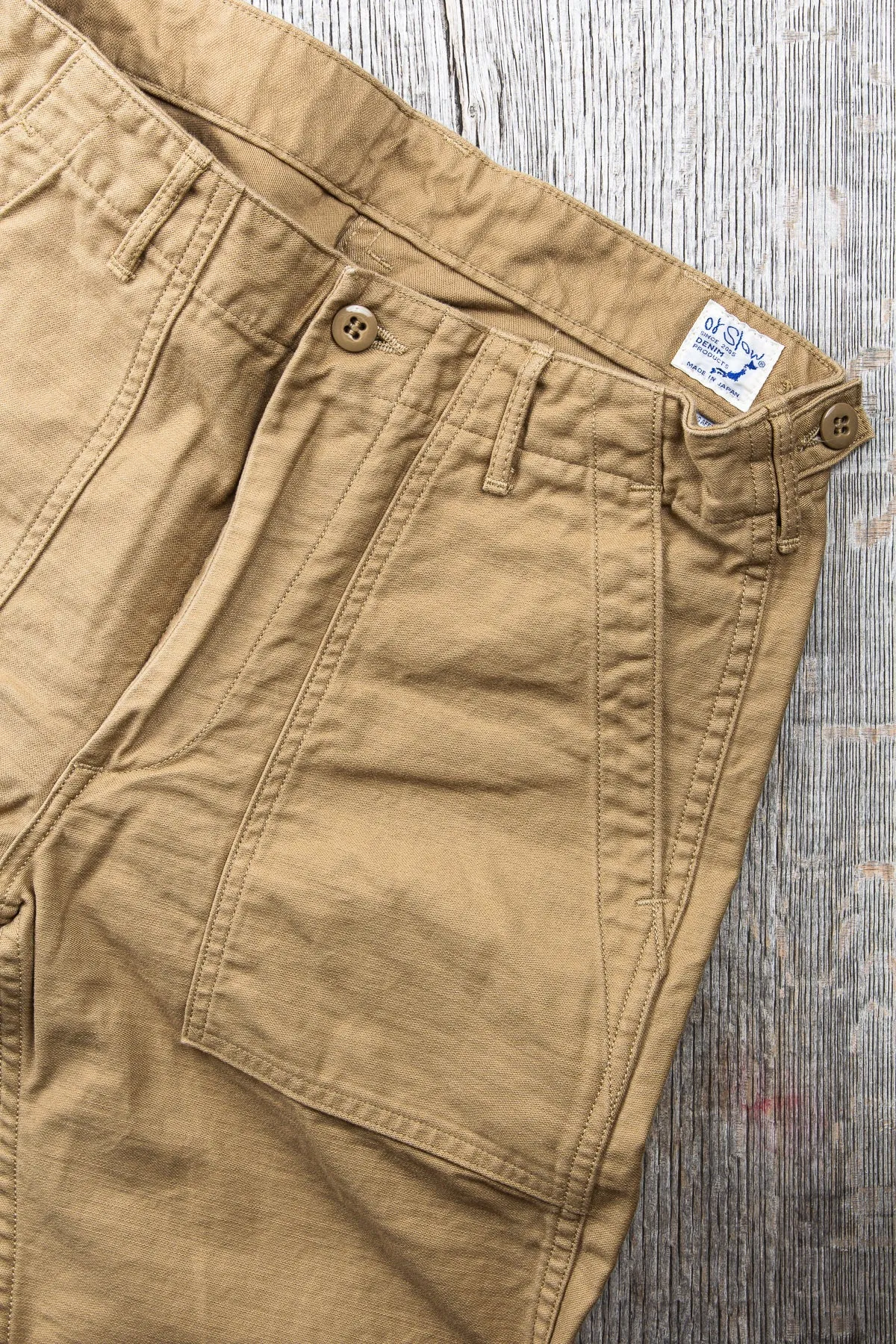 OrSlow 5032 Slim Fatigue Pants Khaki