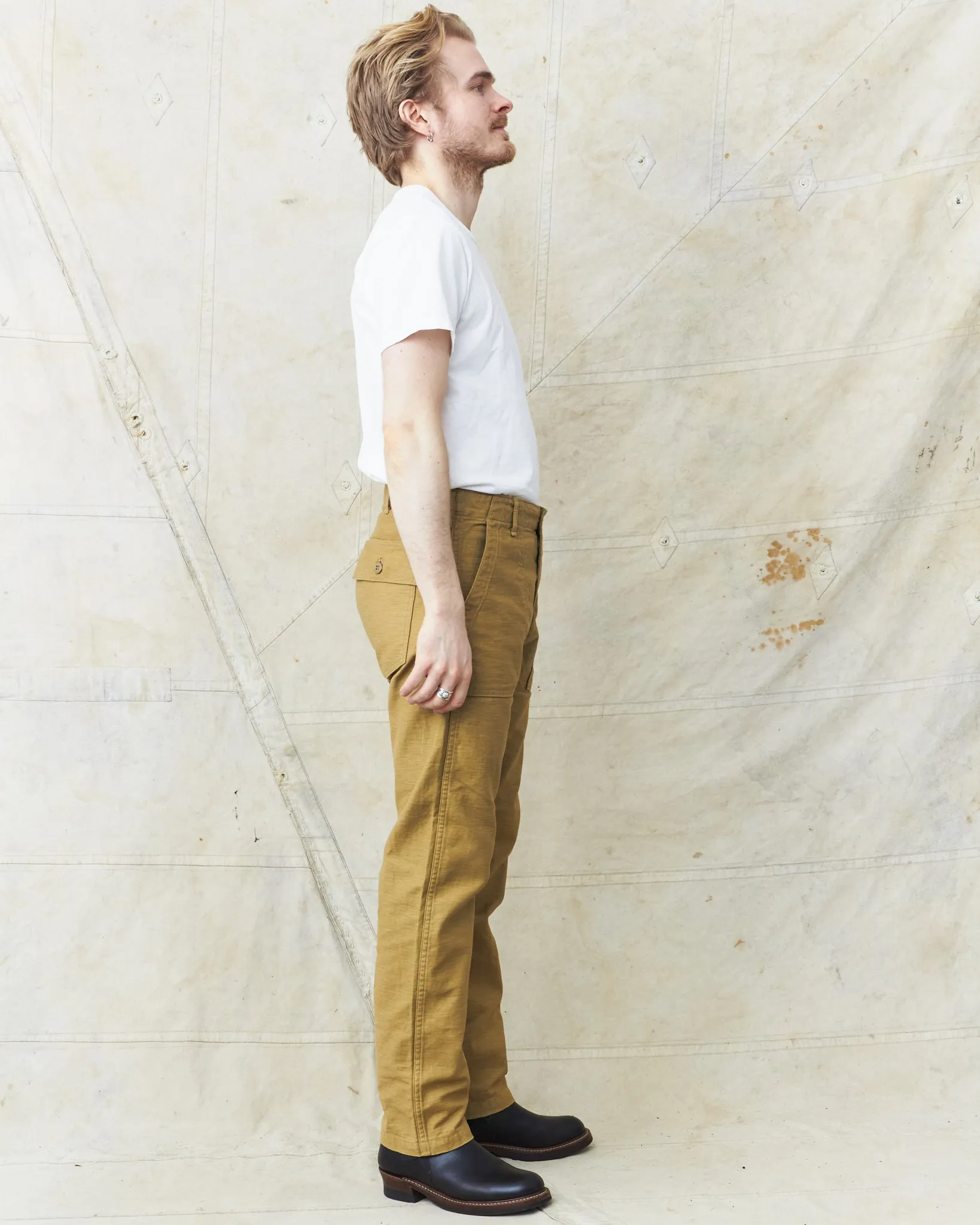 OrSlow 5032 Slim Fatigue Pants Khaki
