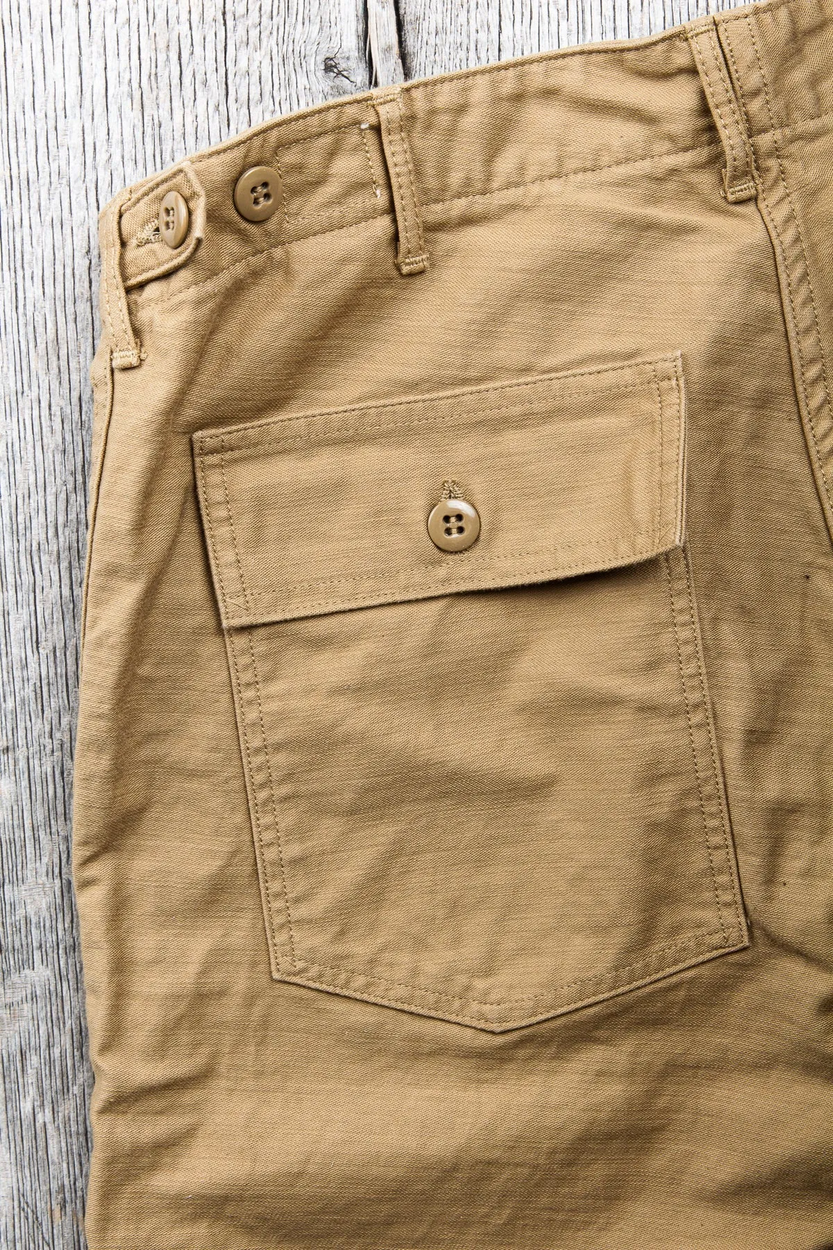 OrSlow 5032 Slim Fatigue Pants Khaki