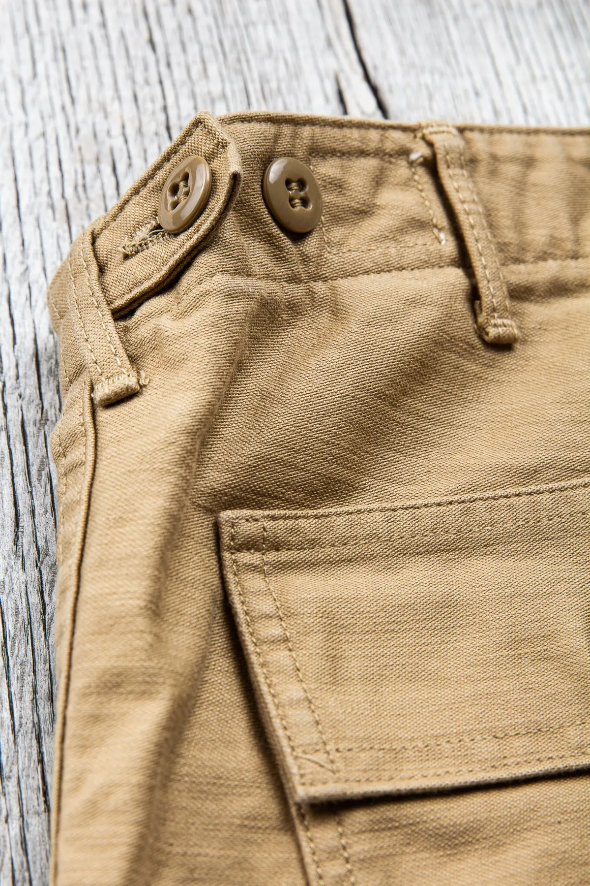 OrSlow 5032 Slim Fatigue Pants Khaki