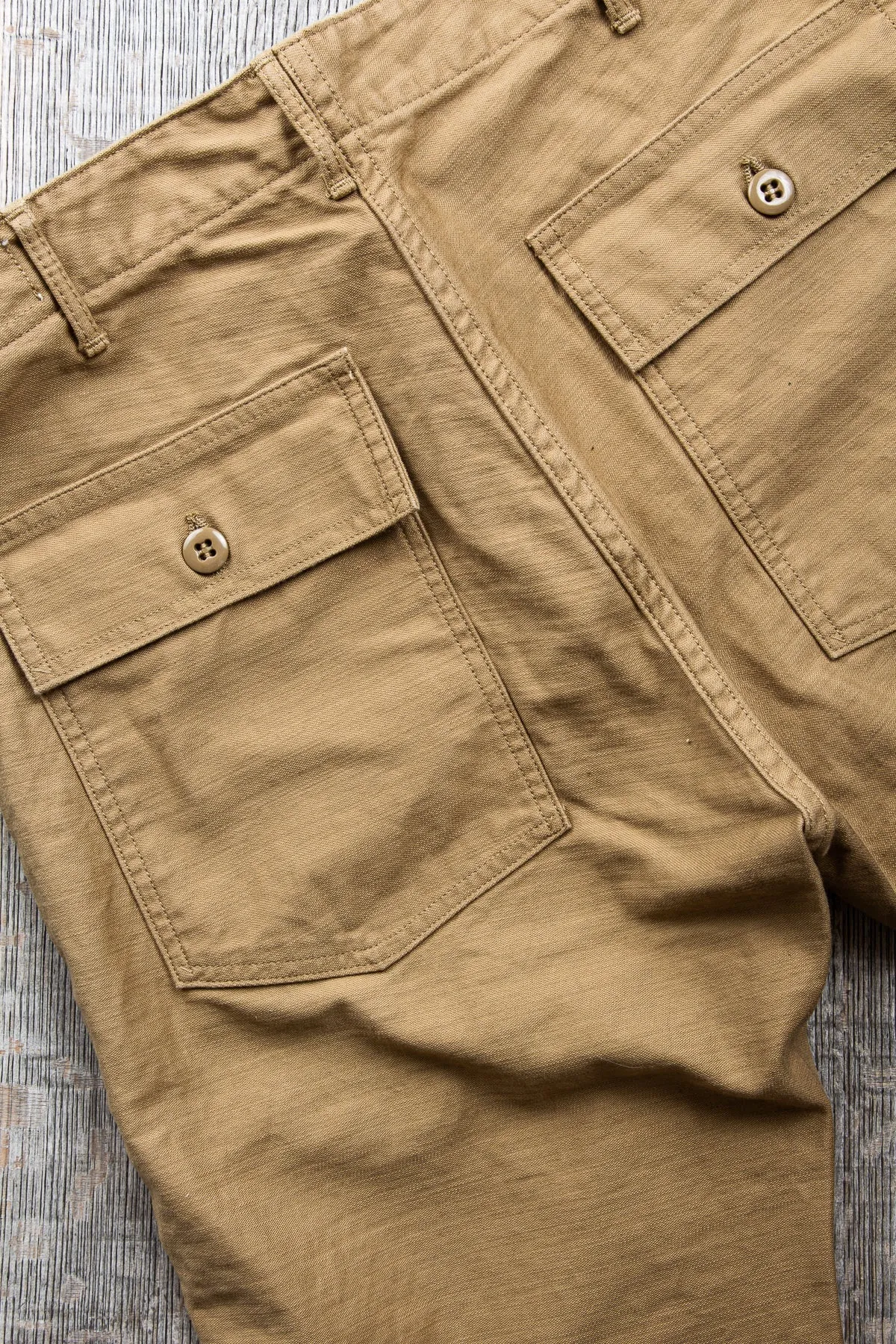 OrSlow 5032 Slim Fatigue Pants Khaki