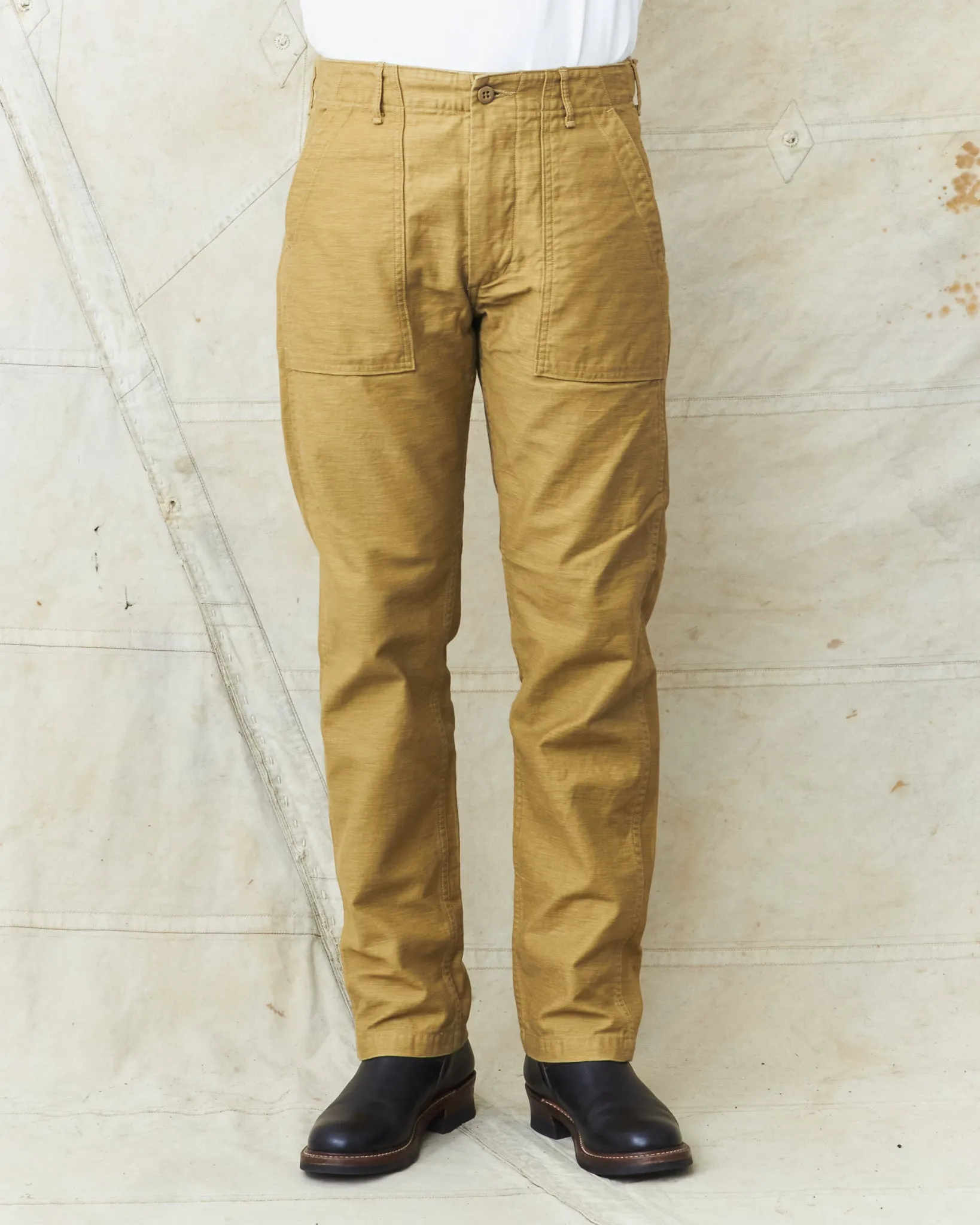 OrSlow 5032 Slim Fatigue Pants Khaki