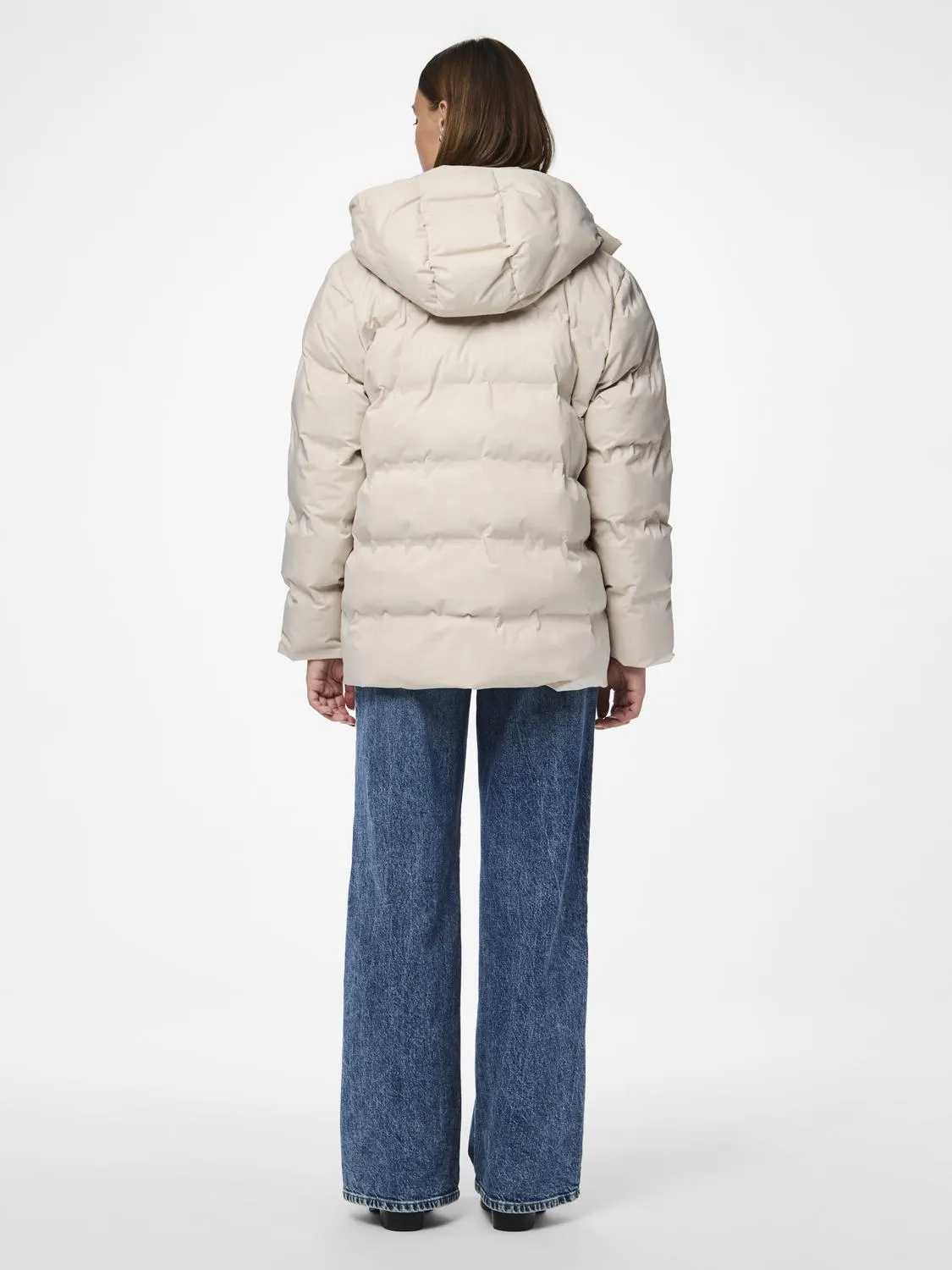 PCNORMA Puffer - Silver Gray