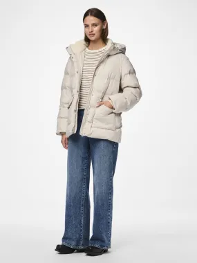 PCNORMA Puffer - Silver Gray