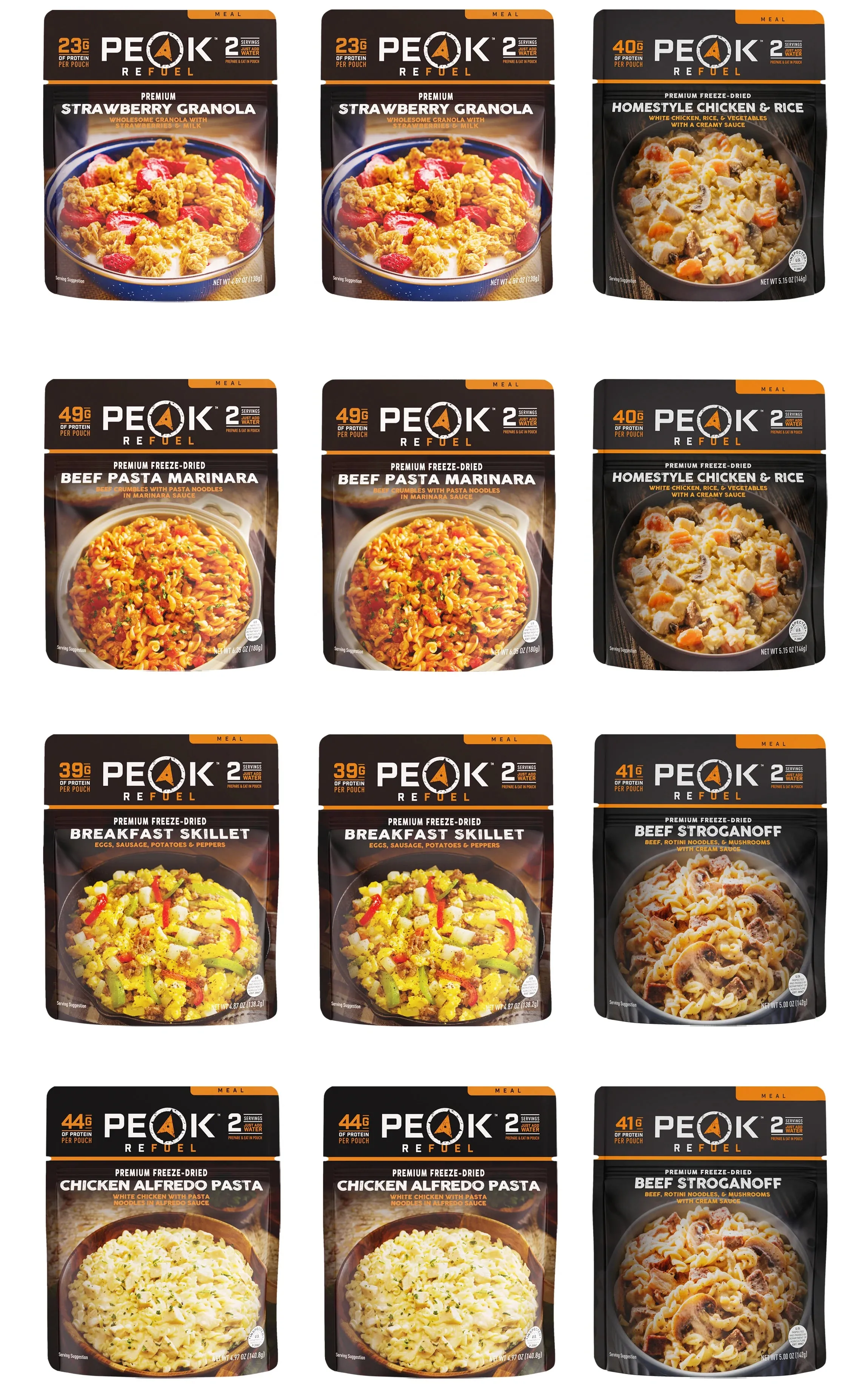 Peak Refuel BASECAMP 2.0 Premium Meals COMBO PACK