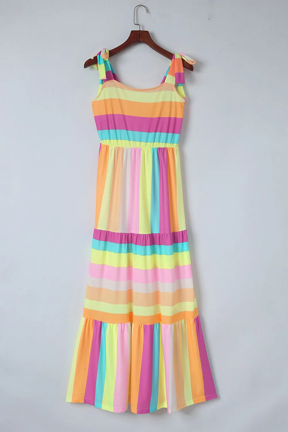 Pep In My Step Striped Maxi Dress