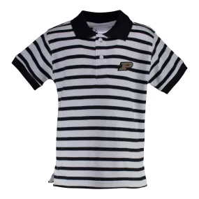 Purdue Stripe Golf Shirt