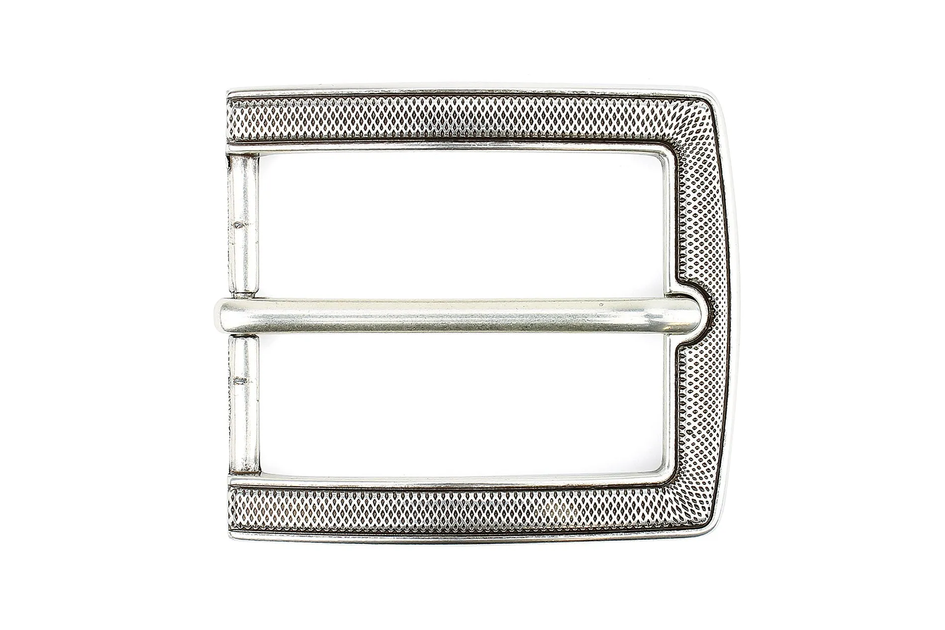 Rectangular Micro Dimple Prong Buckle 40mm