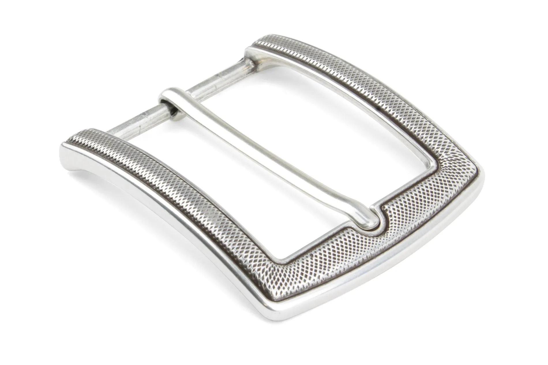 Rectangular Micro Dimple Prong Buckle 40mm