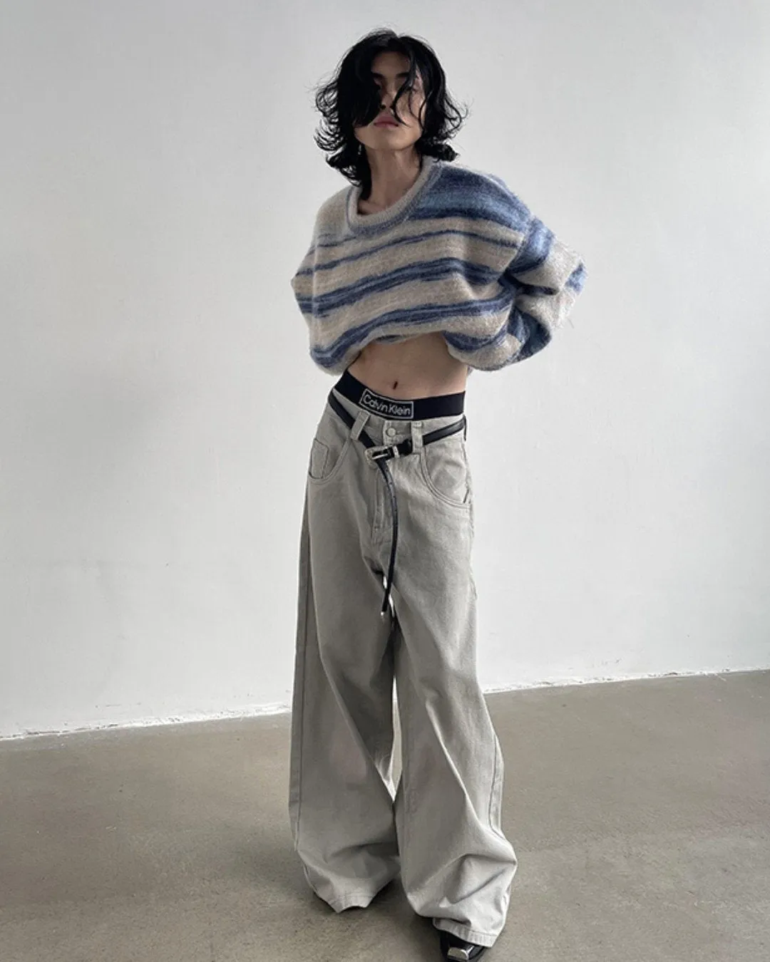 Retro Wide Denim Pants GSB0002