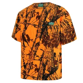 Ridgeline Premium Workman Zip Tee - Blaze Camo