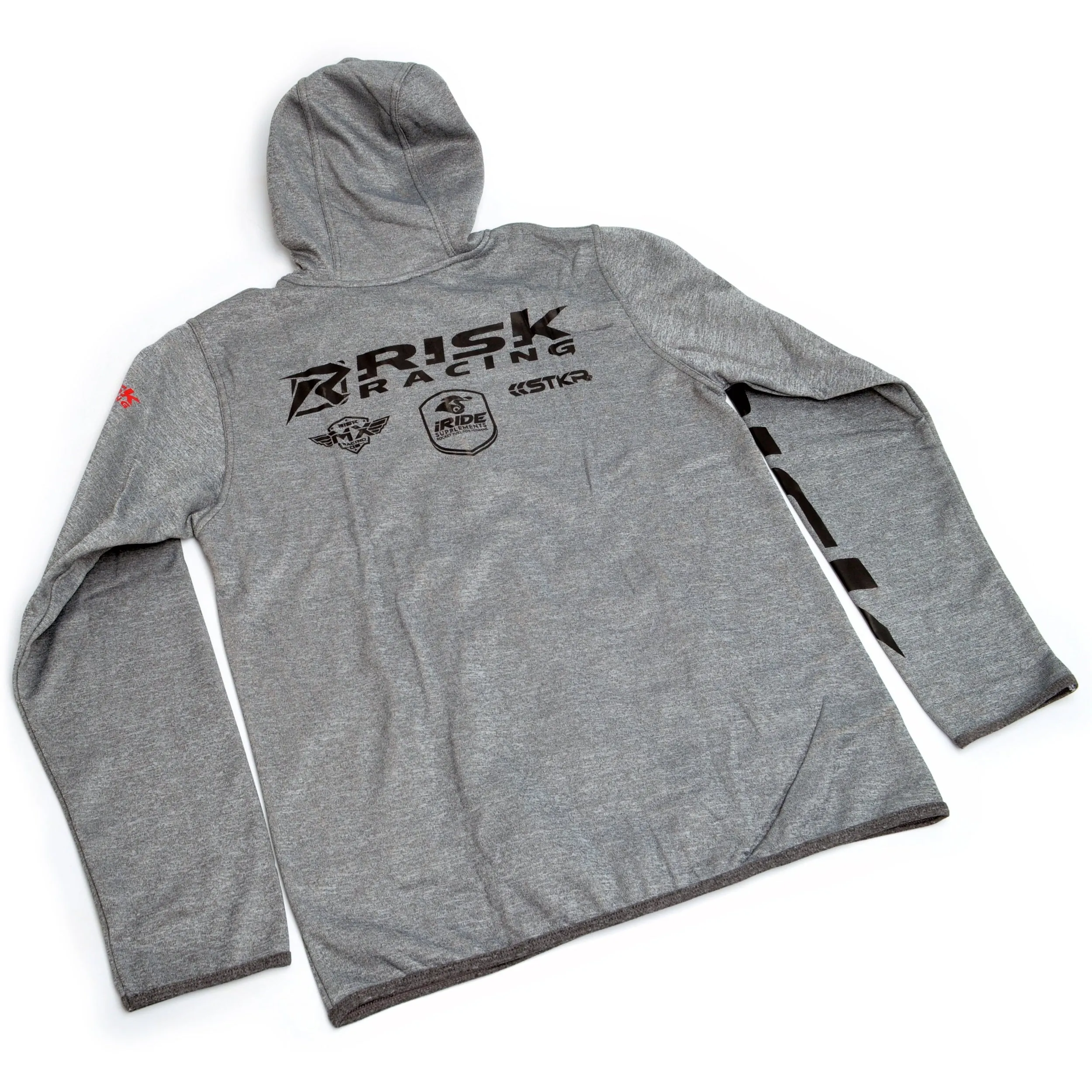 Risk Racing Grey Zipper Hoodie