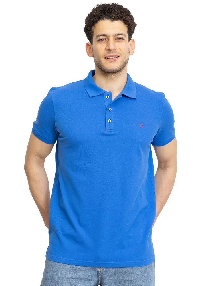 Royal Blue Basic Polo