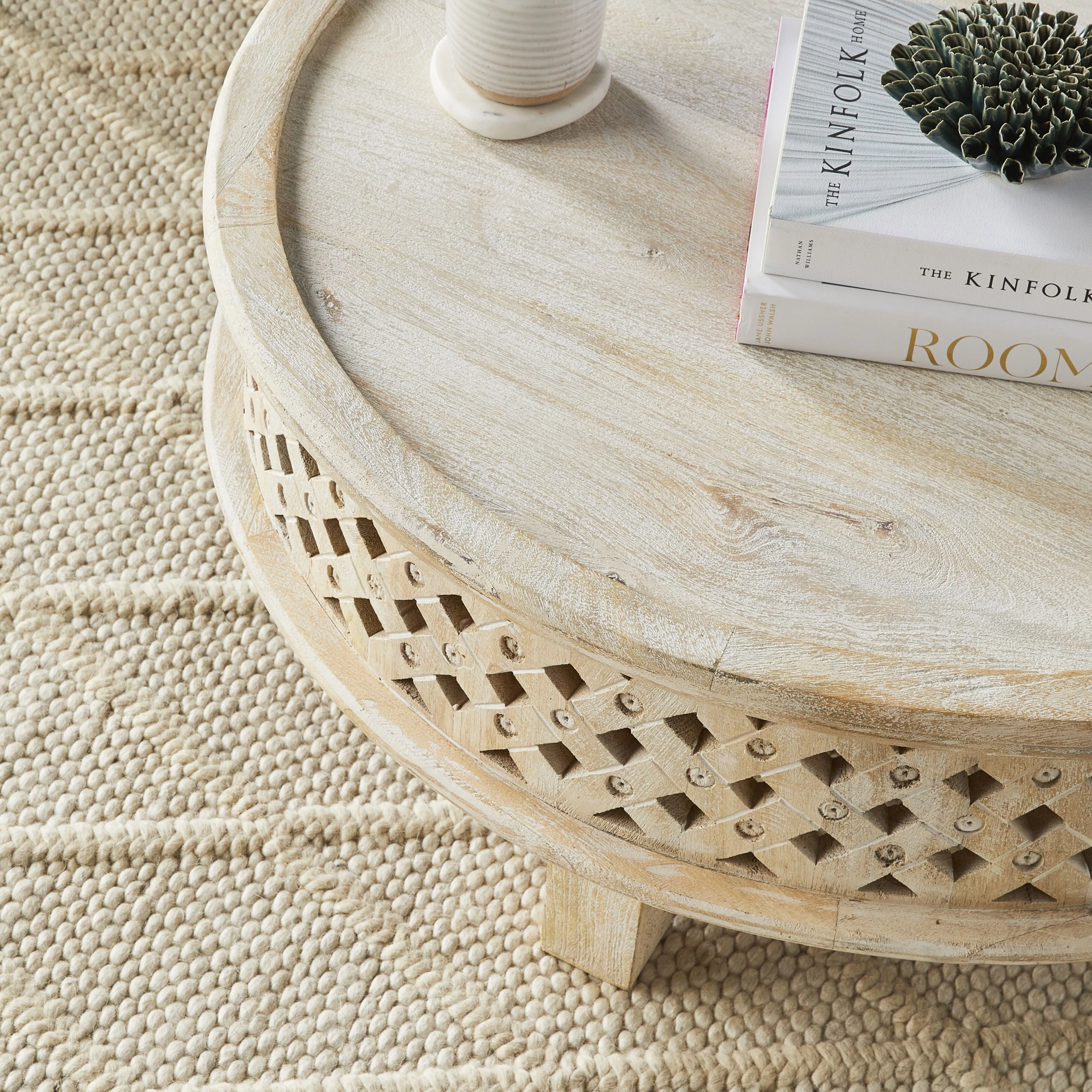 Salu Mango Wood Coffee Table