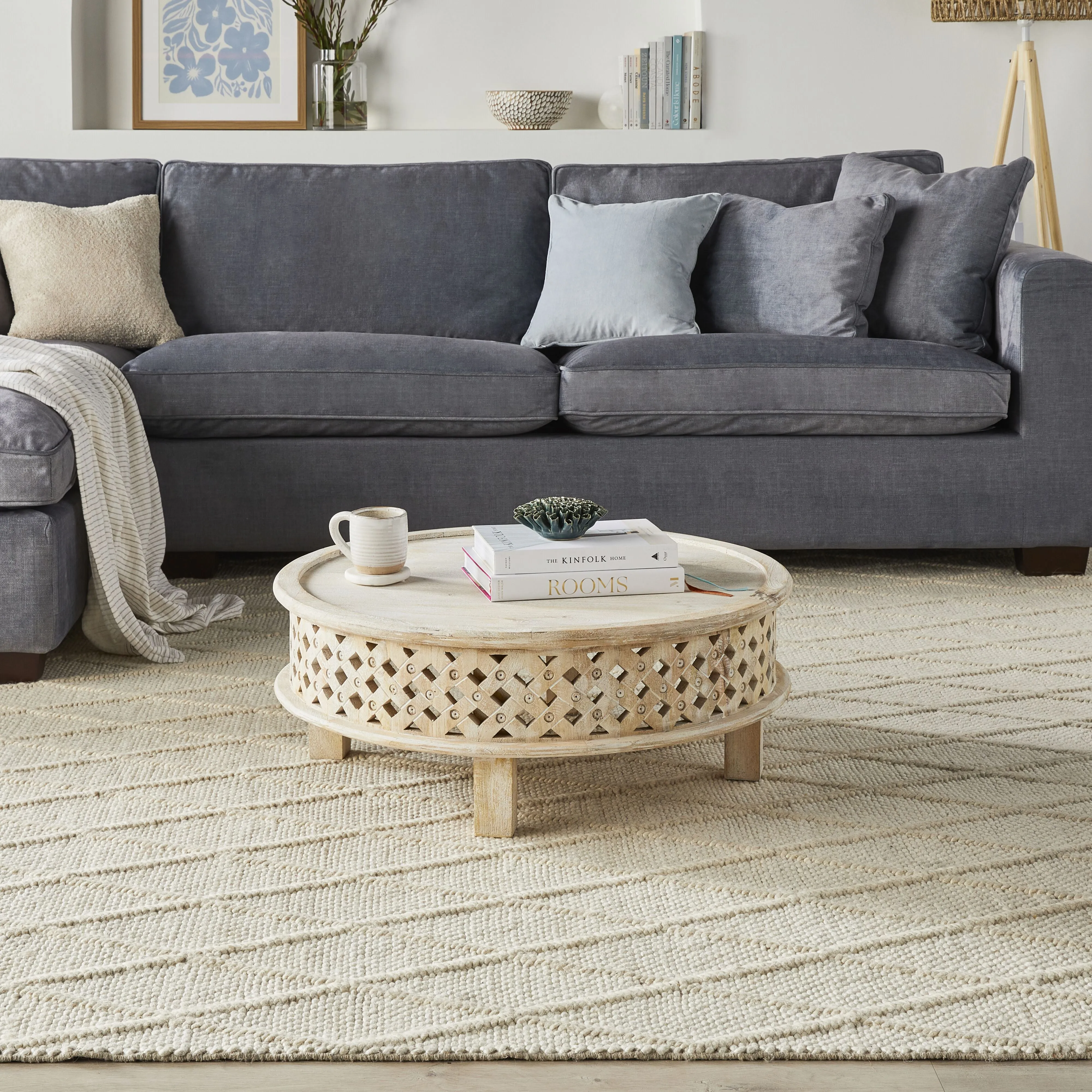 Salu Mango Wood Coffee Table