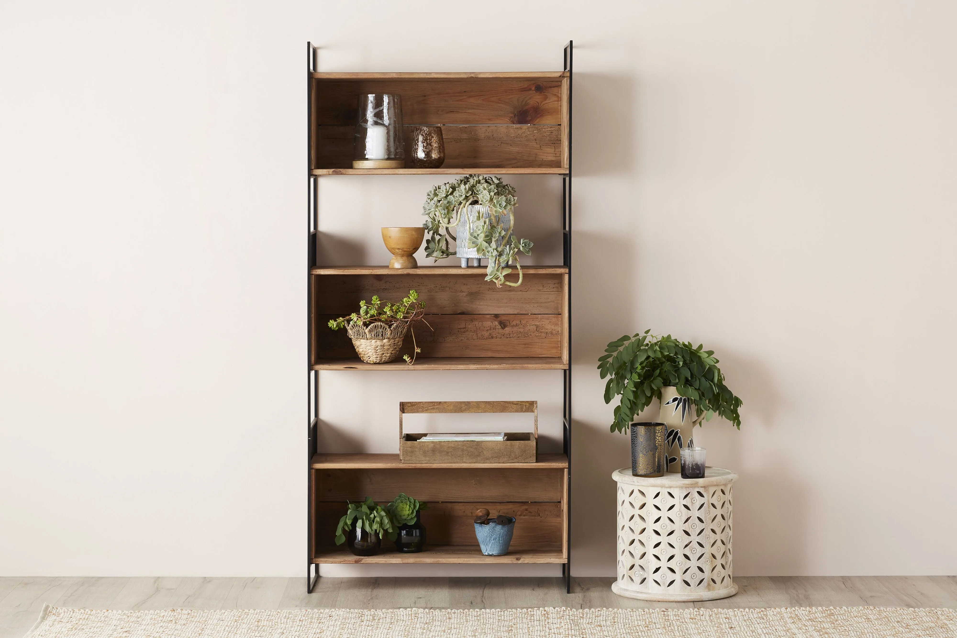 Salu Mango Wood Side Table