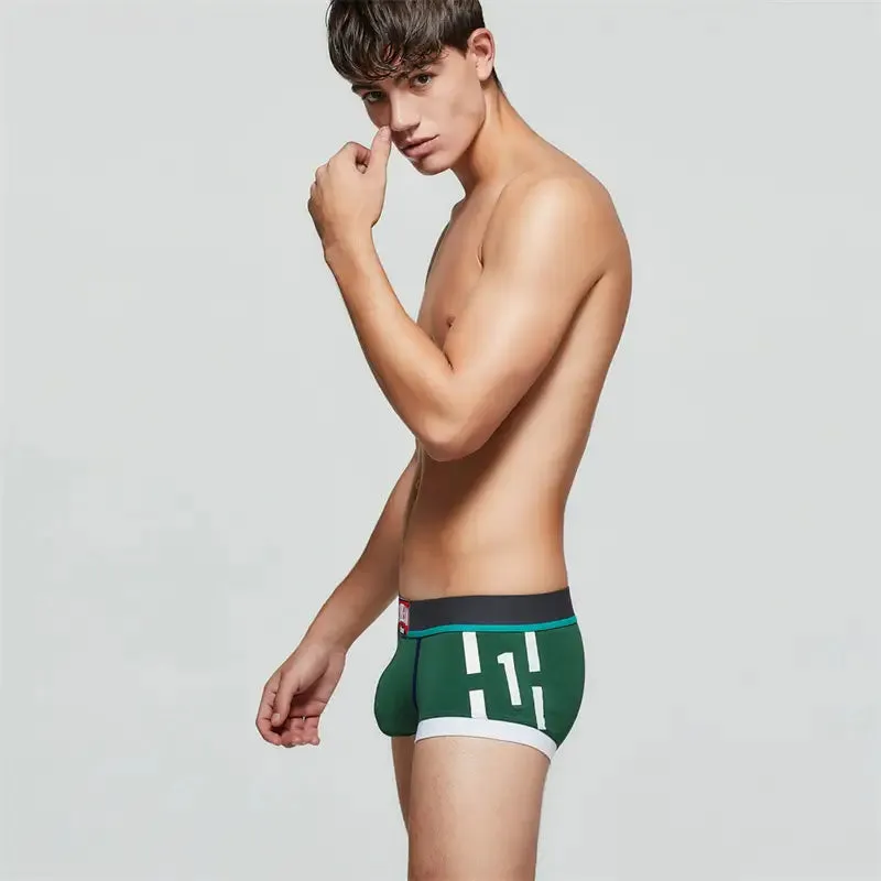 ‌Seobean Low-Rise Cotton Boxer Trunks - Stylish & Comfortable‌ 00202