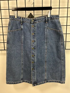 Size 14 Button Denim Skirt