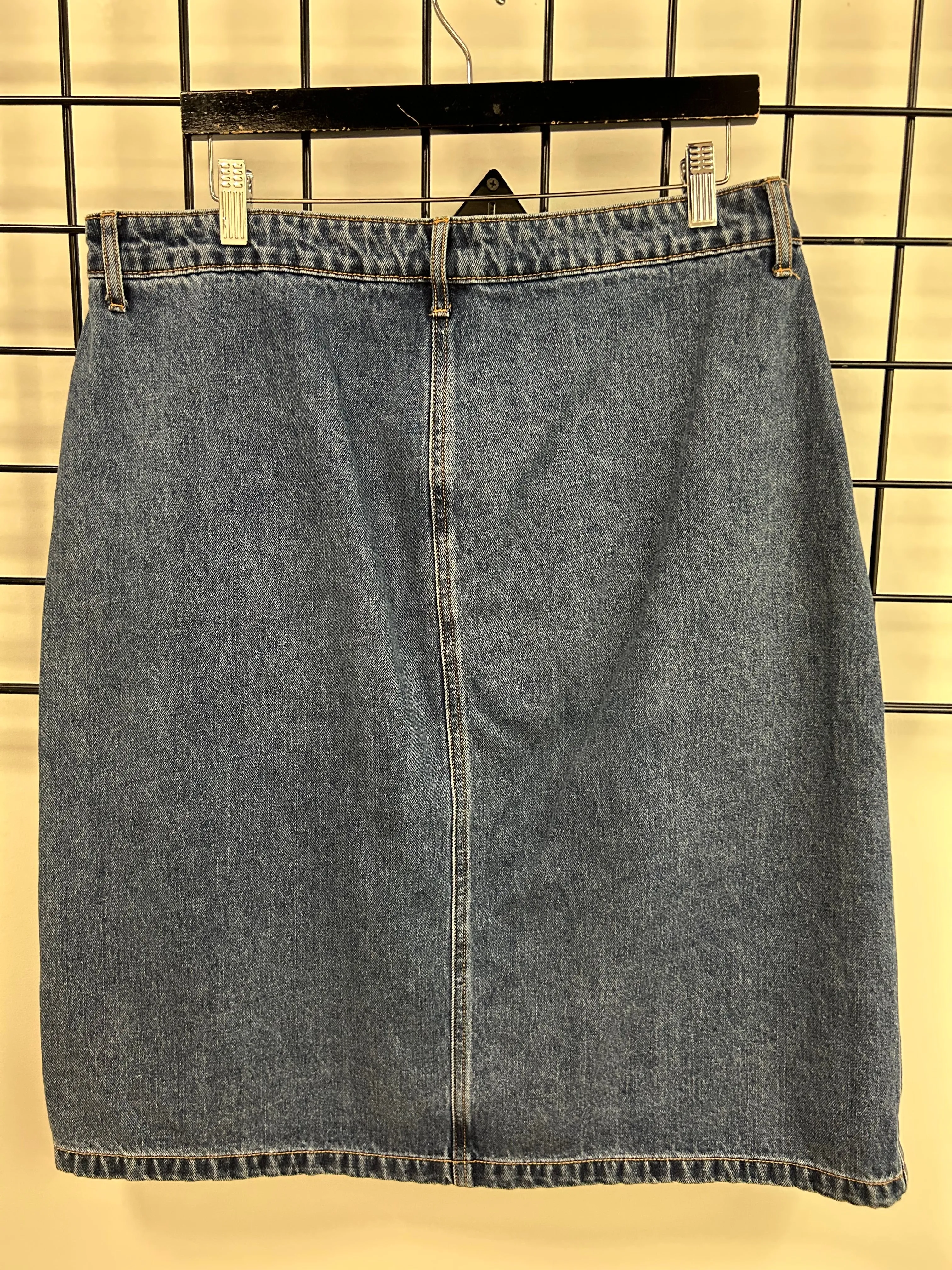 Size 14 Button Denim Skirt