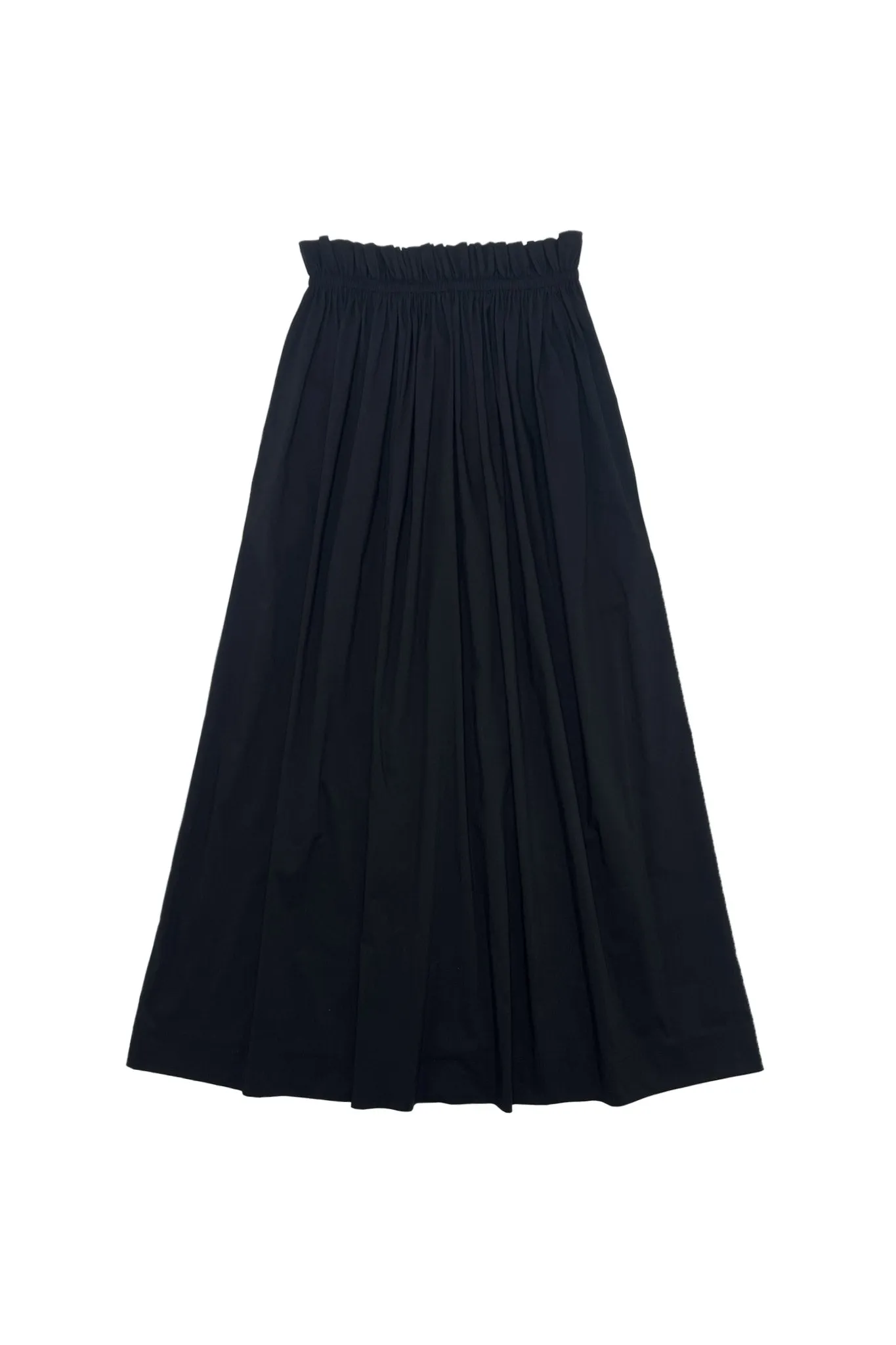 skirt odelia waisted midi - black