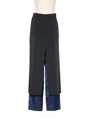 Slip Layered Pants (Black)