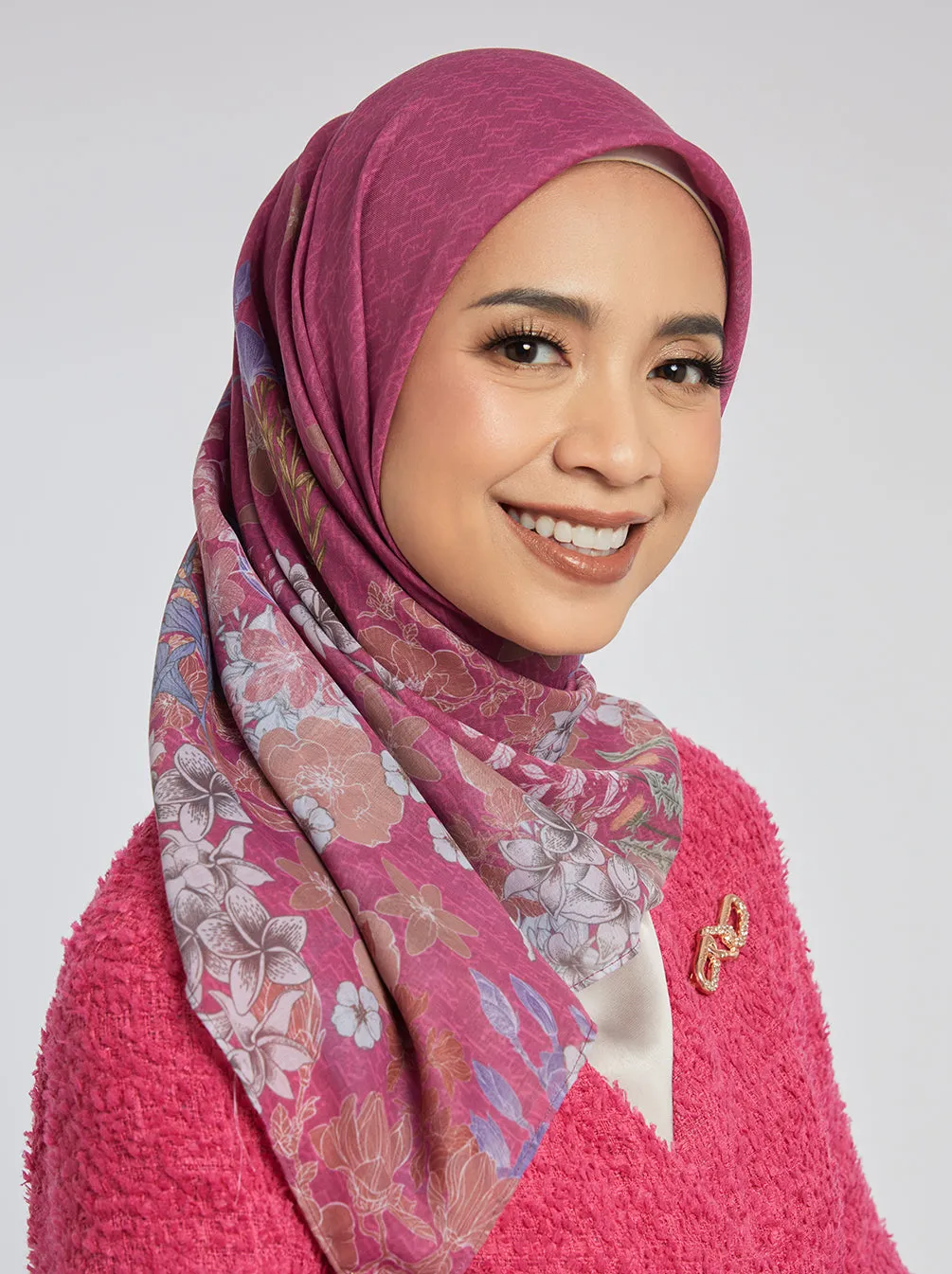 SONALI SIGNATURE SCARF MAGENTA