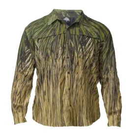 Stickman Camo - Long Sleeve Button Down - Vented Shirt