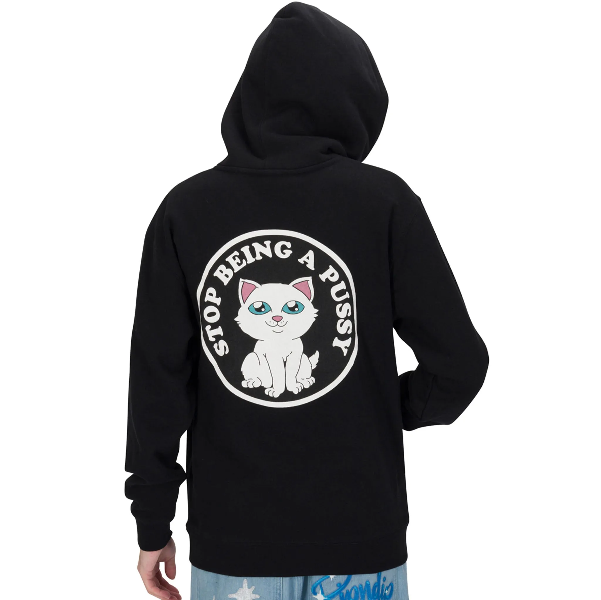 Stop Being A Pussy Hoodie (Black)
