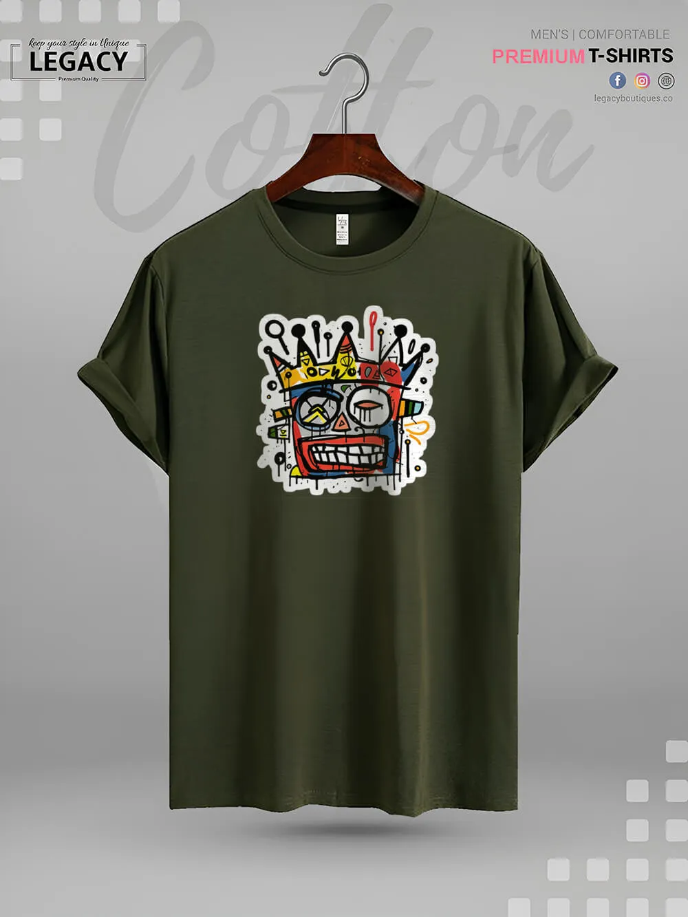 Street Art Symphony Classic High Quality Men's T-Shirt At A Resonable Price In BD