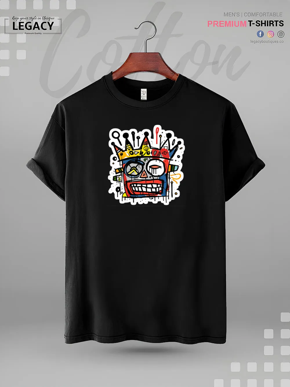 Street Art Symphony Classic High Quality Men's T-Shirt At A Resonable Price In BD