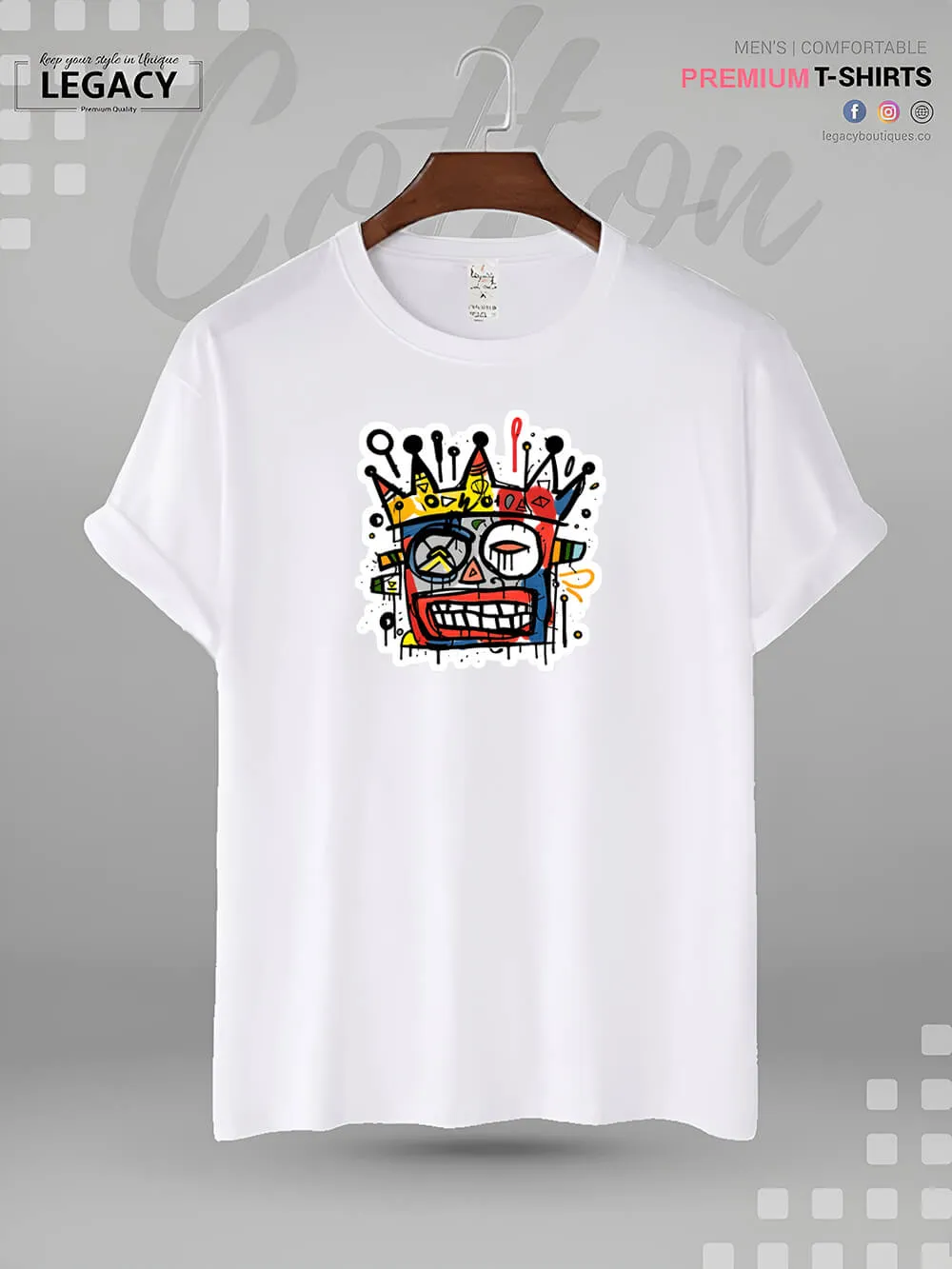 Street Art Symphony Classic High Quality Men's T-Shirt At A Resonable Price In BD