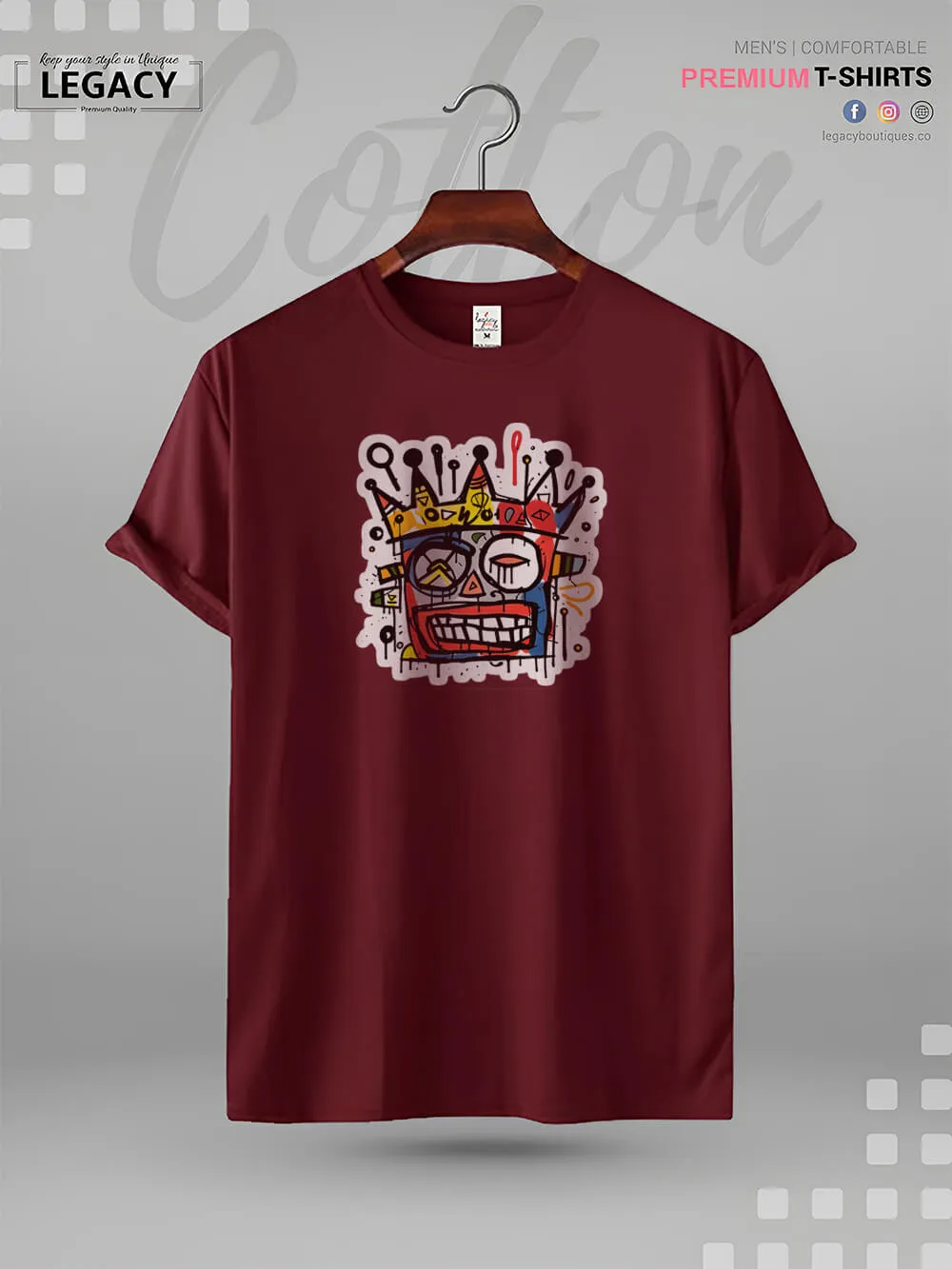 Street Art Symphony Classic High Quality Men's T-Shirt At A Resonable Price In BD