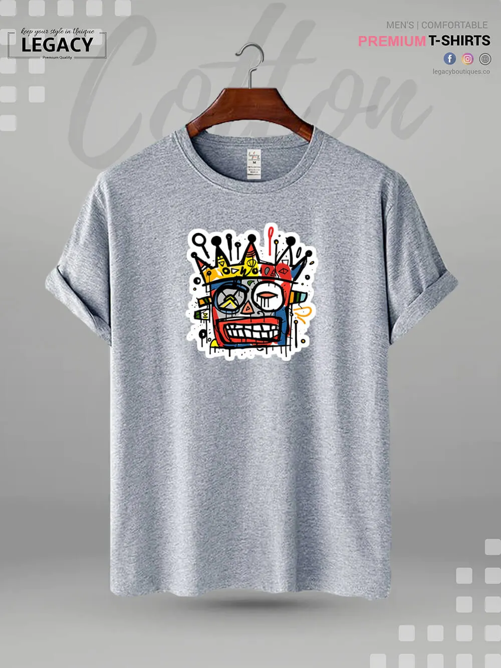 Street Art Symphony Classic High Quality Men's T-Shirt At A Resonable Price In BD