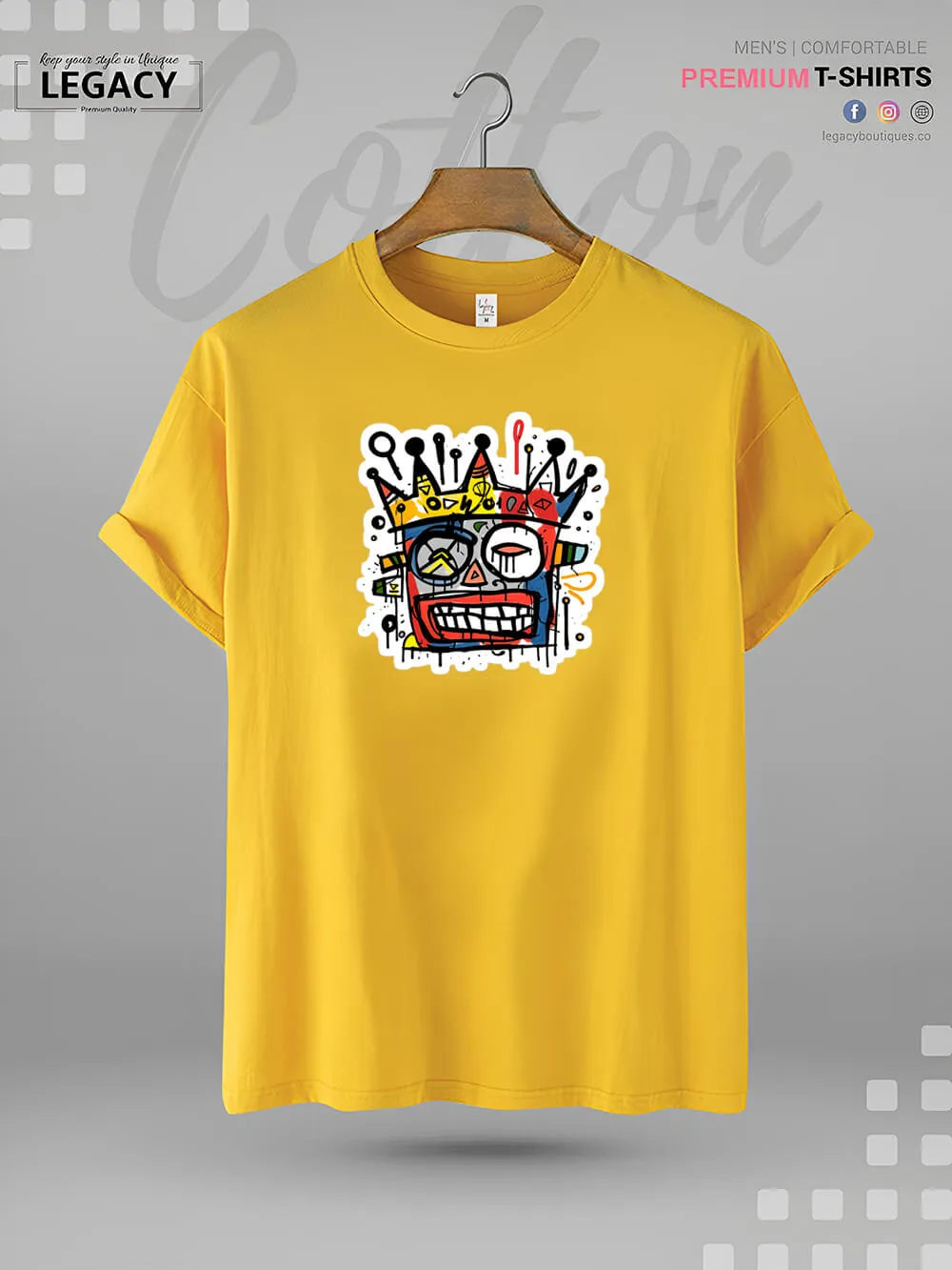 Street Art Symphony Classic High Quality Men's T-Shirt At A Resonable Price In BD
