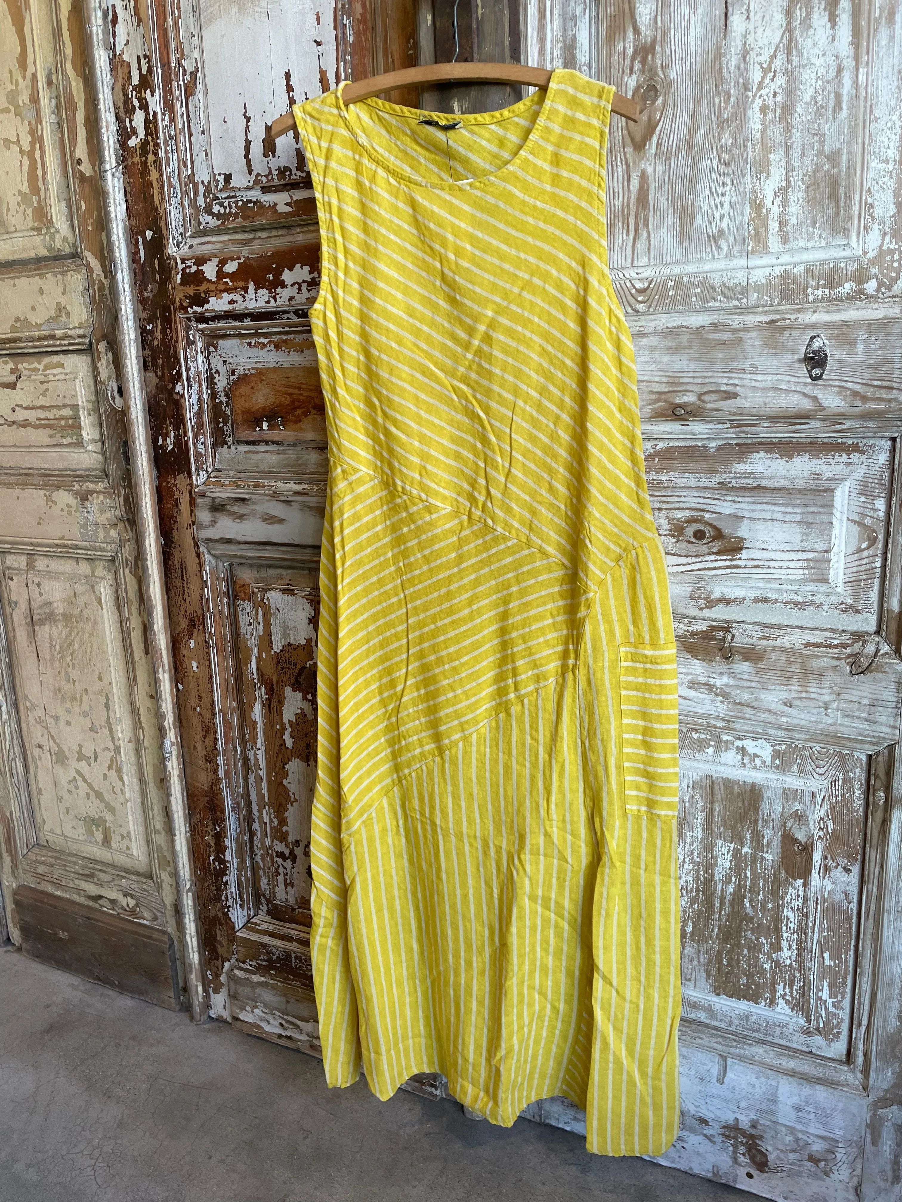 Striped Linen Dress