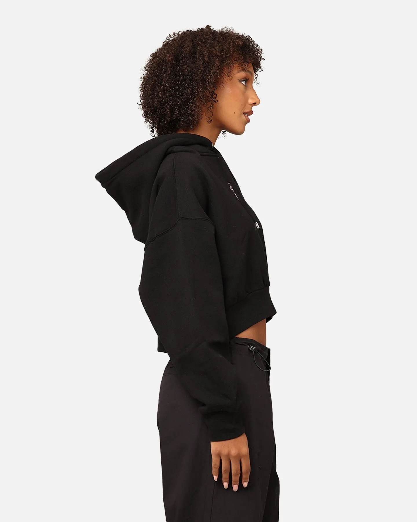 StÃ¼ssy Women's Pair Of Dice Cropped Hoodie Black