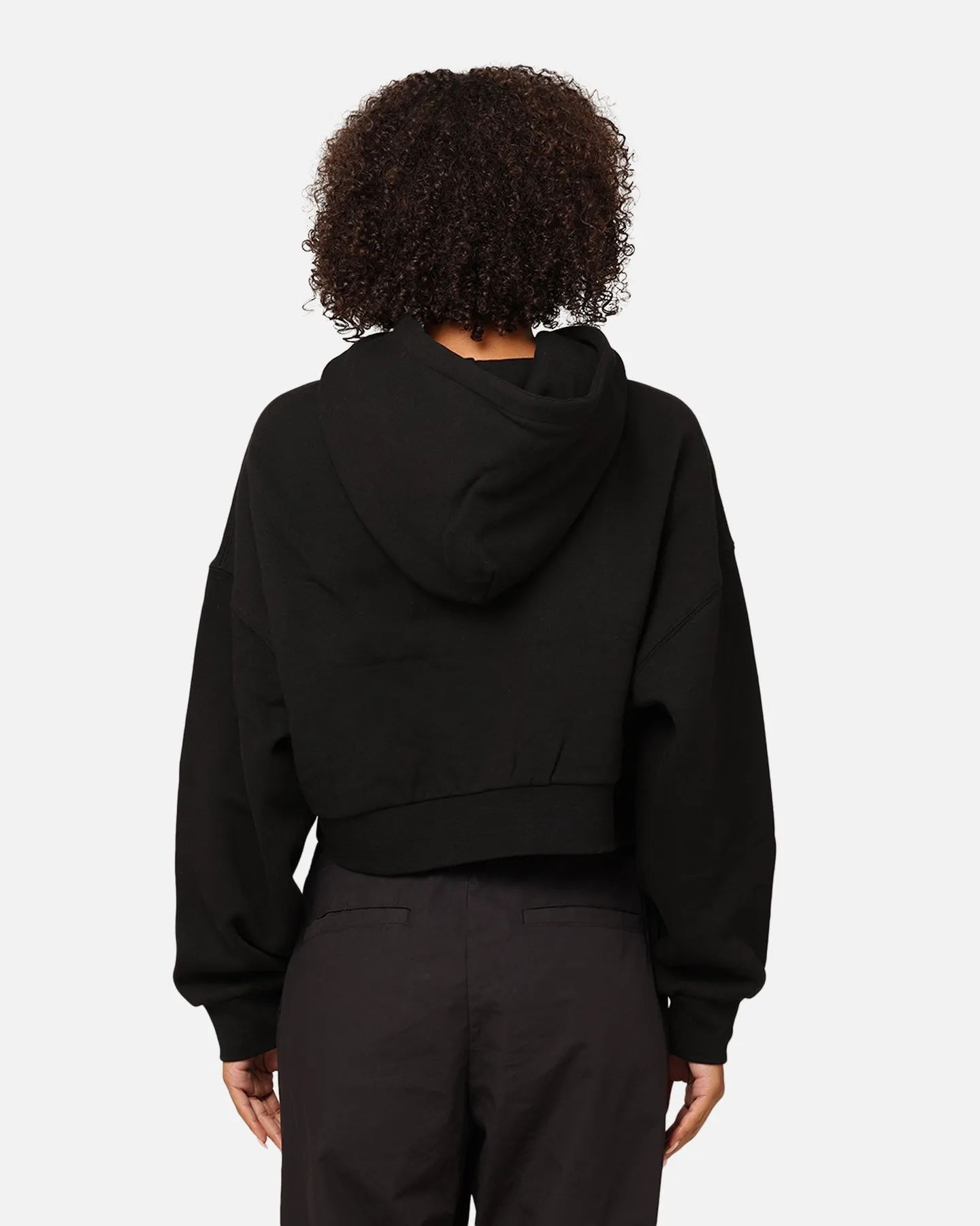 StÃ¼ssy Women's Pair Of Dice Cropped Hoodie Black