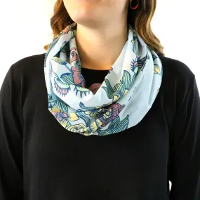 Tattoo Floral Infinity Scarf